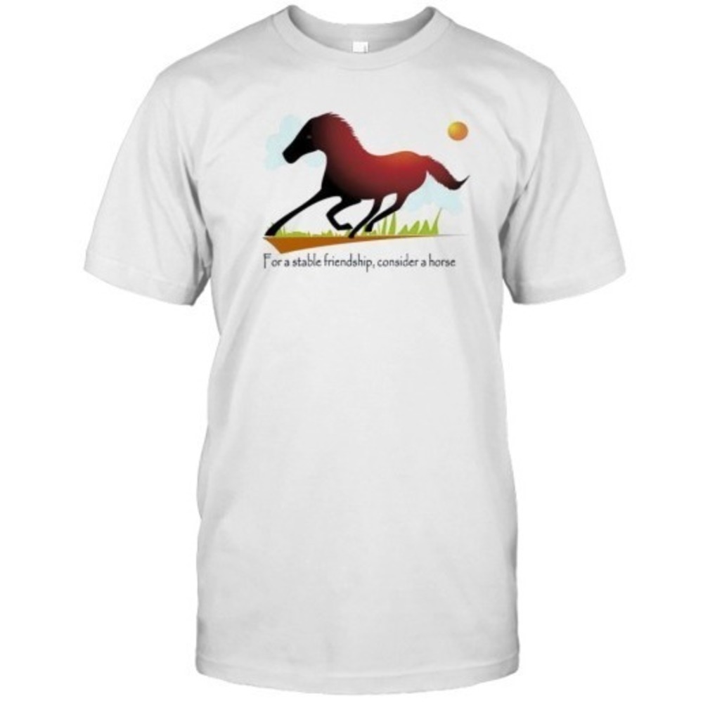 I_Ve Been Knofor A Stable Friendship Consider A Horse T-Shirt